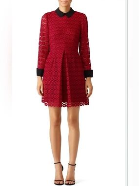 Jill Jill Stuart Venice Lace Peter Collared Dress​